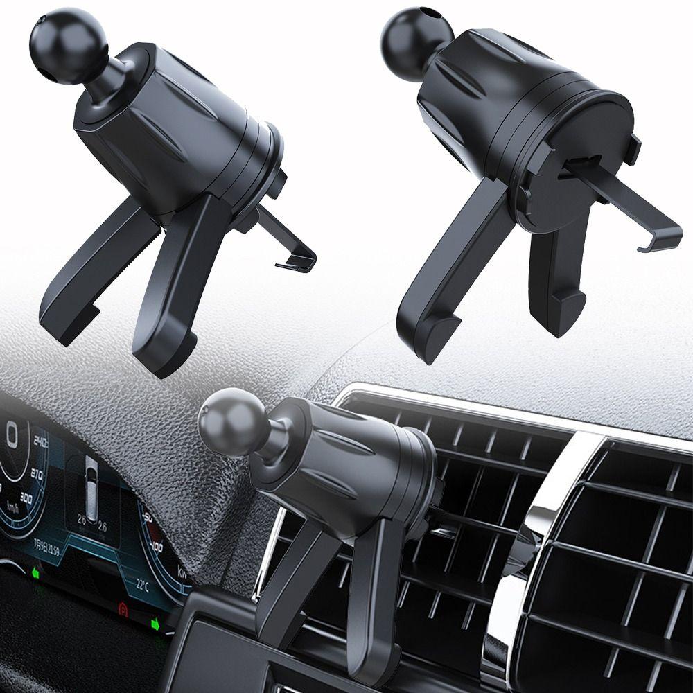 Adjustable Car Air Vent Clip Mount 17mm Ball Head Base Phone Holder Clamp Phone Stand Clip
