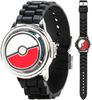 Повседневные часы Pokemon Quartz Metal Silicone Black Mens & (Номер модели POK9025)