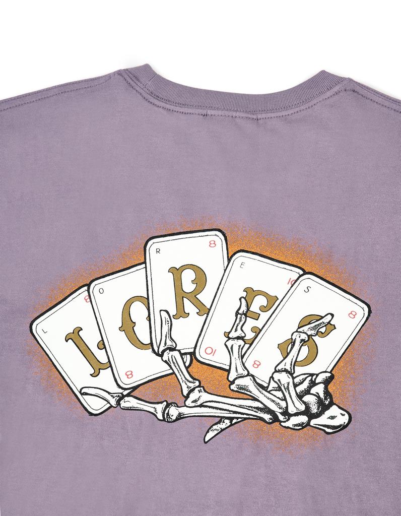 LORES Футболка с коротким рукавом Poker - Фиолетовая