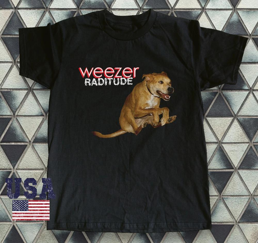 Weezer Raditude Альбом Рок-музыка Черная Унисекс Перепечатка Новая Одежда Унисекс Футболка