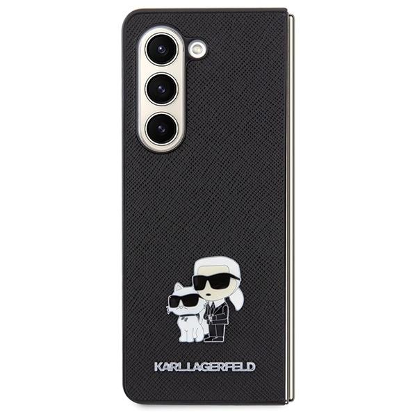 Karl Lagerfeld Чехол-булавка Saffiano Karl&Choupette для Samsung Galaxy Z Fold 5 - черный