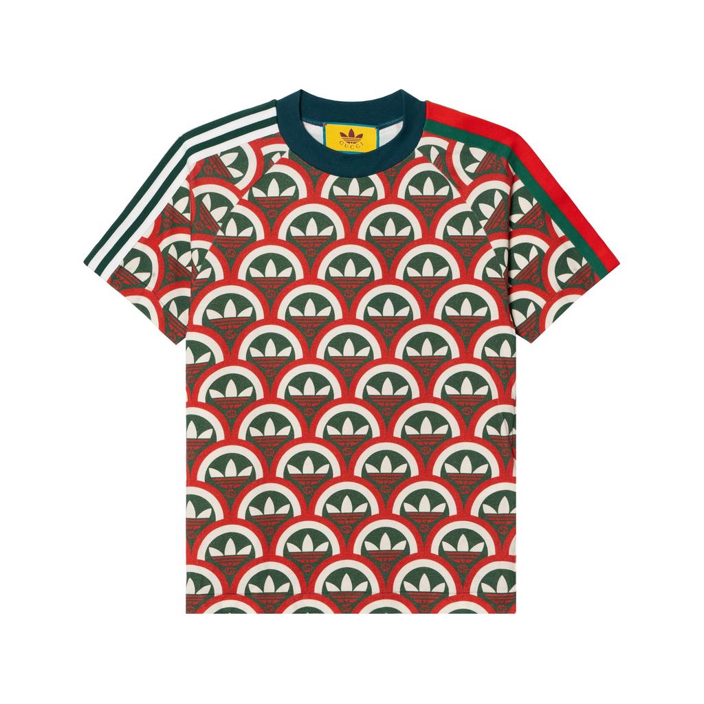 Gucci X Футболка с принтом Adidas Trefoil 692114-XJEMK-6208