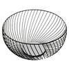 Wire Fruit Basket Metal Bowl Storage Basket Stackable Serving Tray Platter Holders for Snack Vegetables Bread Organizers Black Nice for Home