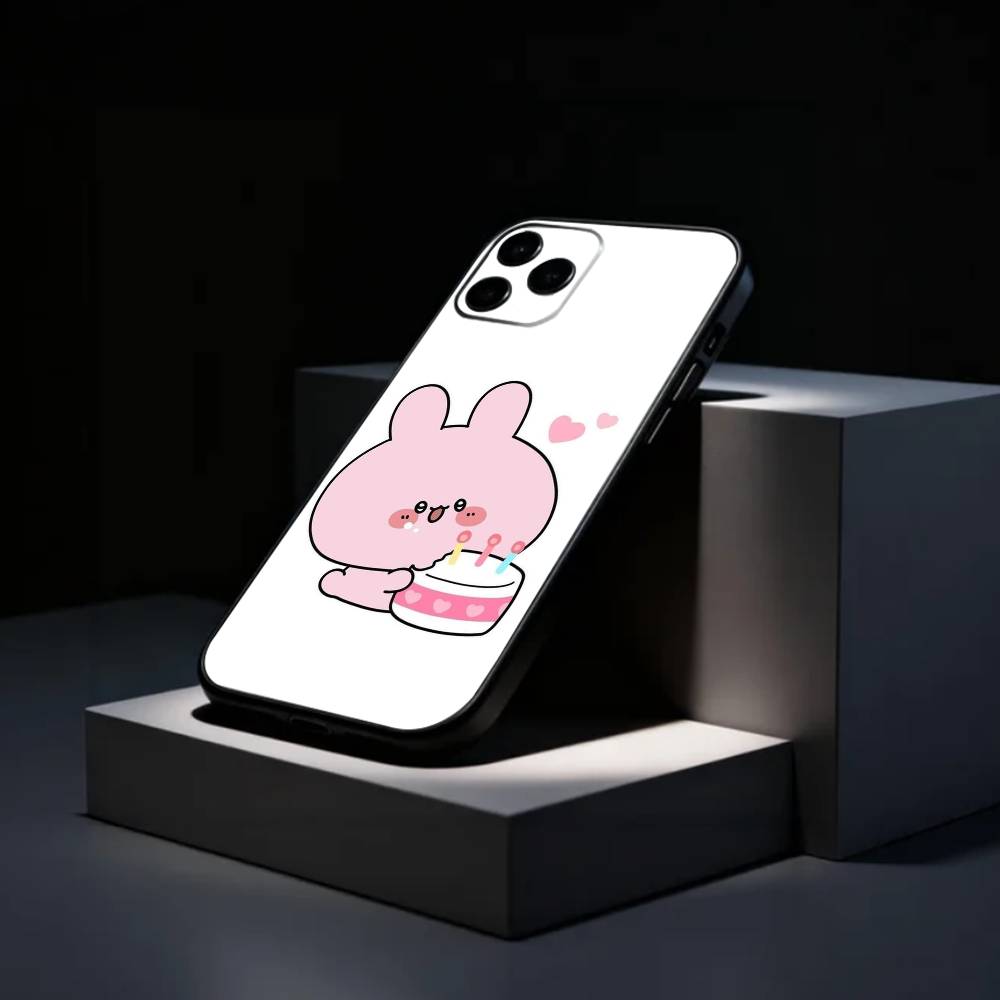 C-Cute A-Asamimichan Чехол для телефона Силиконовый Мягкий Для IPhone 17 16 15 14 13 12 11 X XR Plus Pro Max Plus