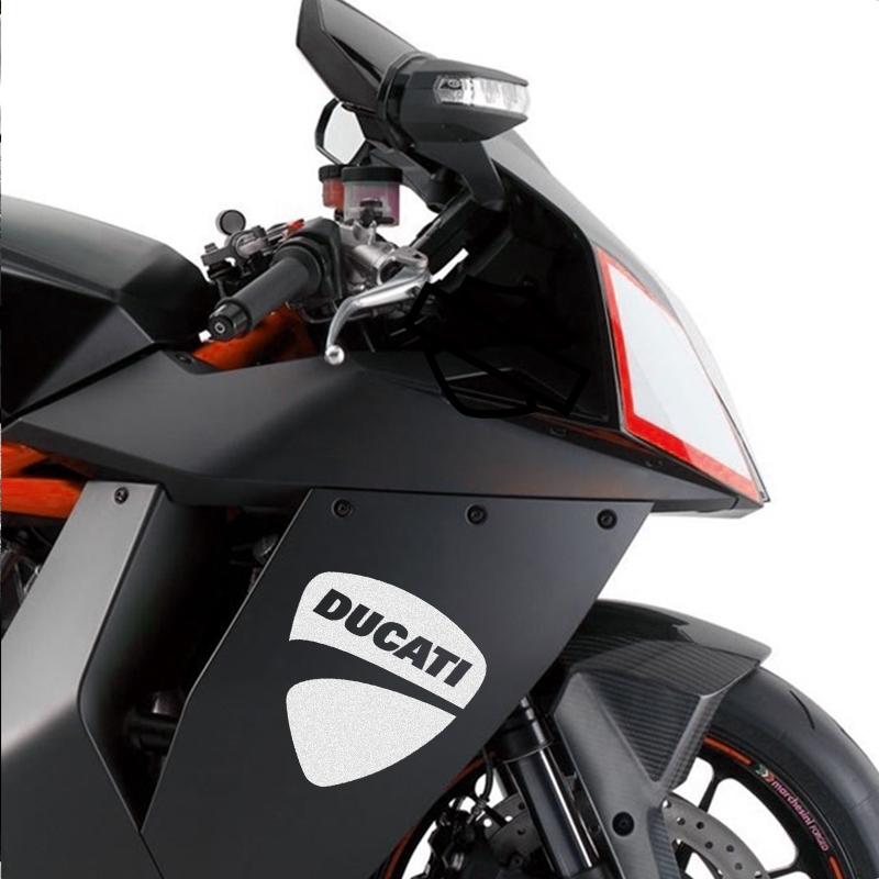 Светоотражающие наклейки на мотошлем, декоративные стикеры для Ducati Panigale Diavel Superleggera V4 V2 Scrambler