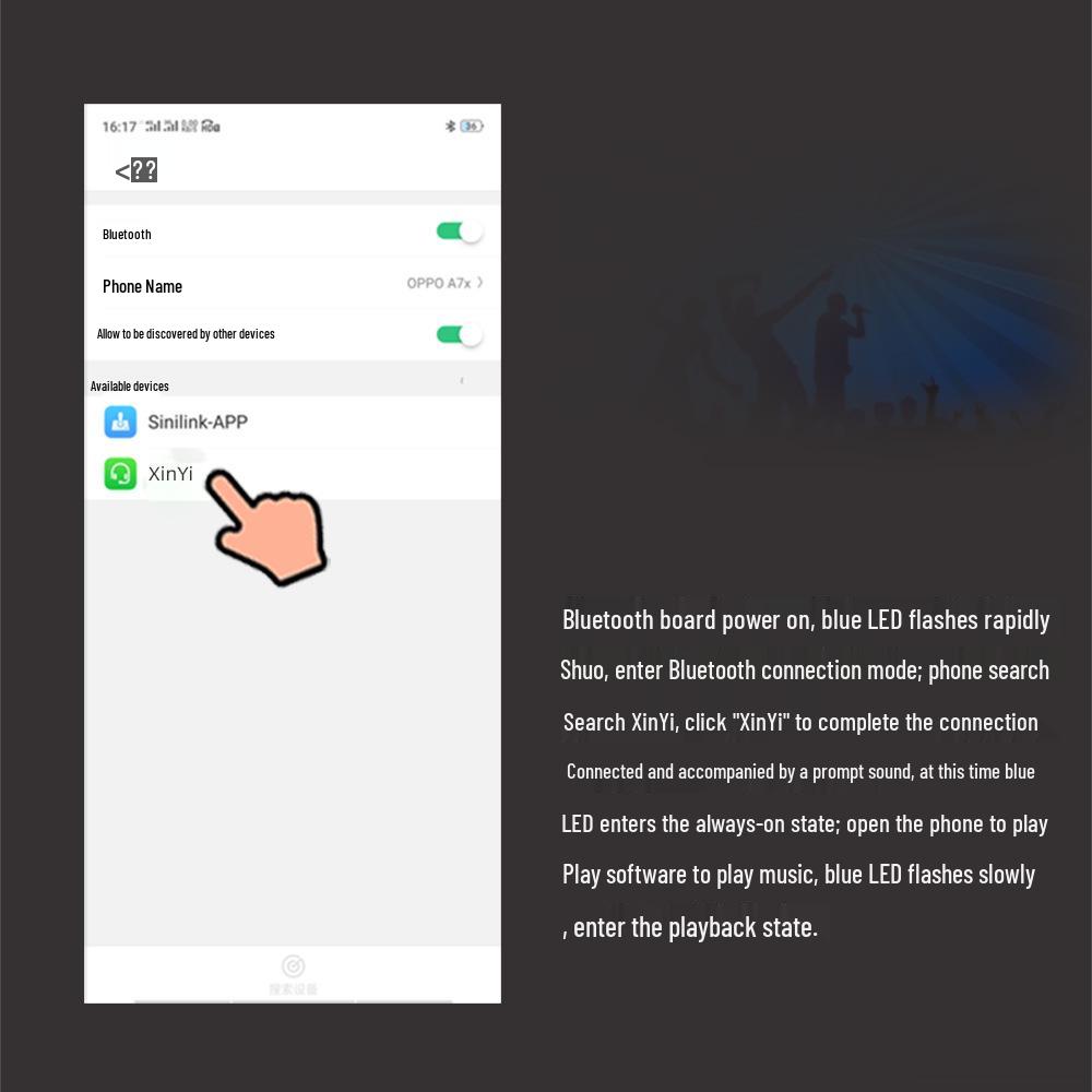 Усилитель стереосигнала Bluetooth 10 Вт/20 Вт для систем 12 В/24 В - модель XY-KA15H