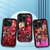 Чехол для телефона H-Hazbin H-Hotel Для iPhone 17 16 15 14 13 12 11 Pro Max 16E Plus INS Мягкий чехол