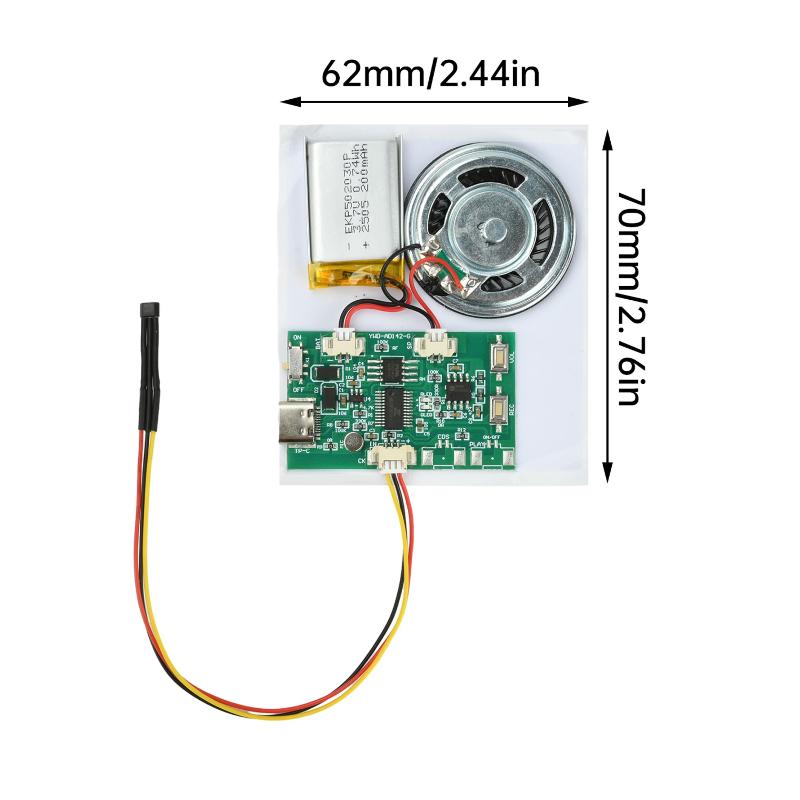 1 шт. 8 м USB Записываемый День Рождения Музыкальный Голосовой Модуль Чип для Голосового Аудио Игрушки Поздравительная Открытка DIY Запись и Воспроизведение Модуль