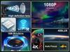 350KTV 1080P Проектор с яркостью 450 ANSI, Караоке и Динамиком