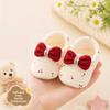 Bowknot Baby Girl Shoes Drawstring Newborn Crib Shoes Cute Toddler Walking Shoes  For 0-13 Months