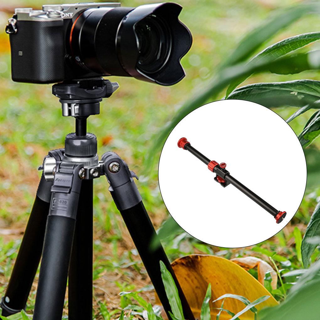 Carbon Fiber Telescopic Overhead Pole Camera Boom Mount Stand with 1/4"-20 & 3/8"-16 Threads Tripod Adjustable Extension Arm
