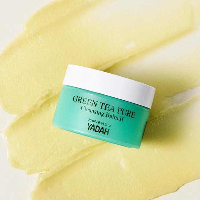 Бальзам для умывания Зеленый чай Чистый веган 25 мл Дорожный размер