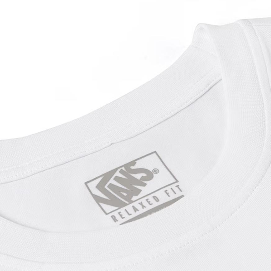 Vans Хлопковая футболка с коротким рукавом, принтом собаки, круглым вырезом, впитывающая пот, унисекс, топ VN000TMCJVY