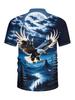 Men's Short Sleeve Shirt Casual 3D Printed Shirt, Pattern, Sports Style, Men's Summer Short Sleeve Shirt, PLUS SIZE