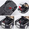 Модель автомобиля Phantom в масштабе 1/24, игрушка из цинкового сплава с откидной спинкой, литые игрушечные машинки со звуком и светом для детей, коллекция подарков для мальчиков и девочек