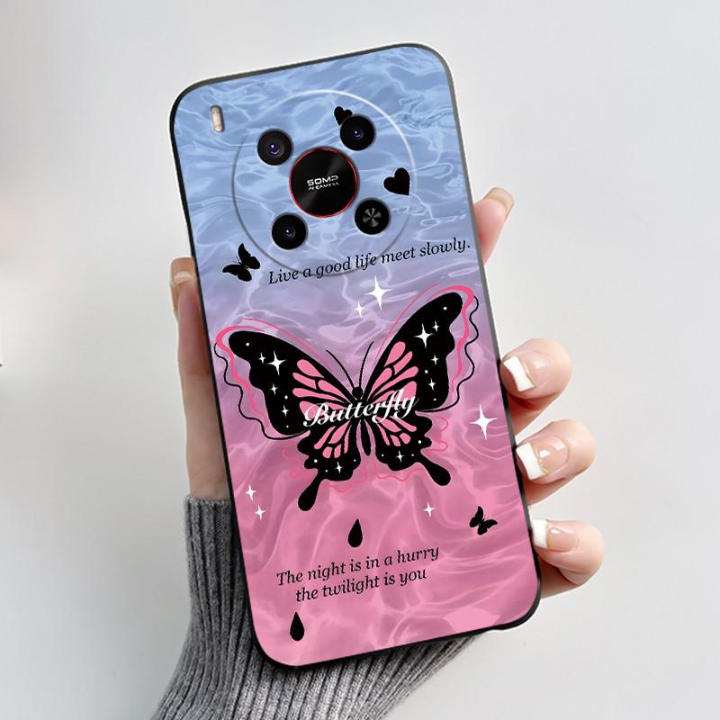 Милый Мультяшный Чехол Для ZTE Blade V70 MAX / ZTE Nubia V70 Max Печатный Корпус Защитная Крышка Мягкий Силикон Черный Корпус