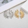 Geometric Flower Stud Earrings: Trendy, Minimalist, High-End Party Accessories
