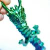 12 шт. 3D-печатное украшение в виде китайского дракона, случайный цвет, идеально подходит для приборной панели автомобиля, украшения для вечеринки, праздничного домашнего декора