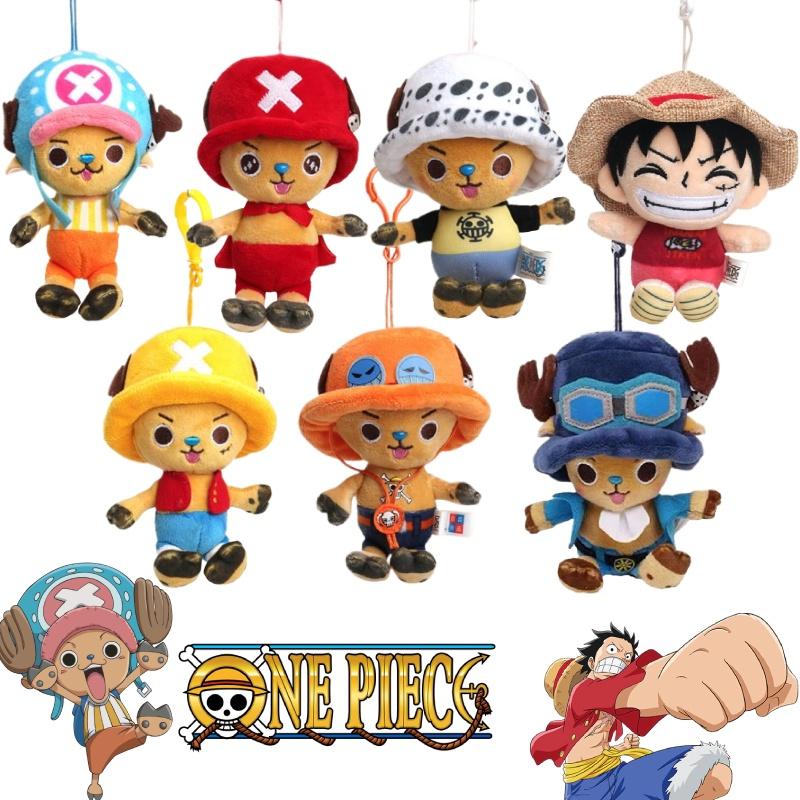 Оригинальный плюшевый кулон One Piece, милый и мягкий брелок с мультяшным персонажем