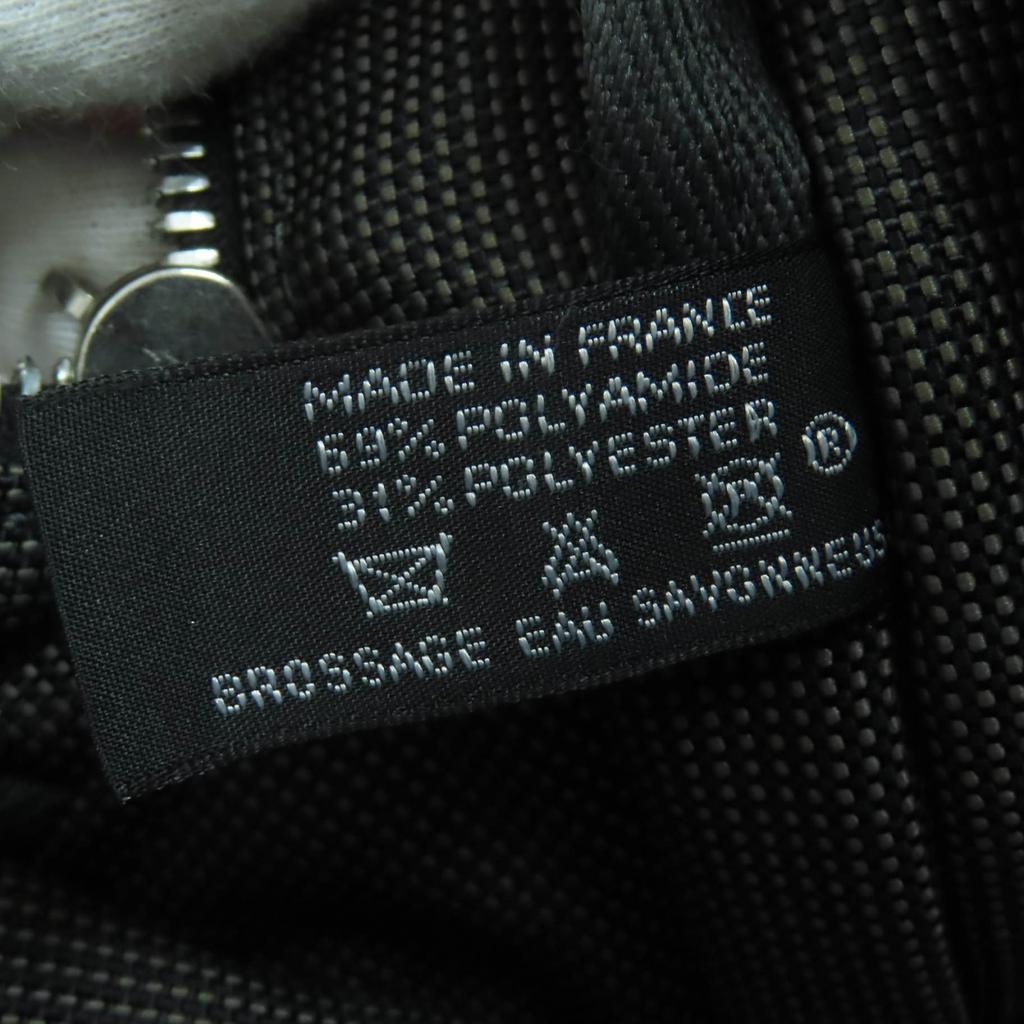 Отличная сумка HERMES Her Line MM Serie Металлическая парусиновая сумка-тоут серая Женская Б/У