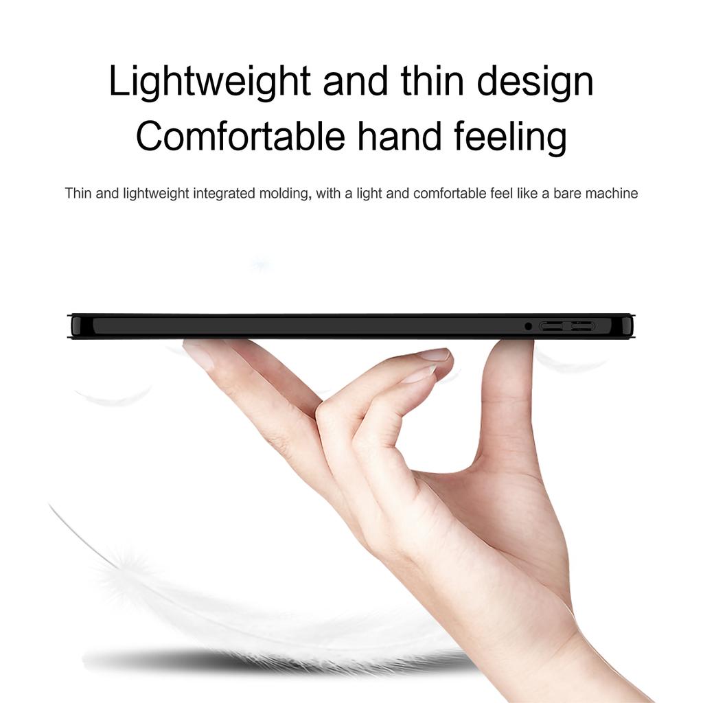For Oppo Pad Air5 Case PU Leather TPU Back Trifold Stand Tablet Cover