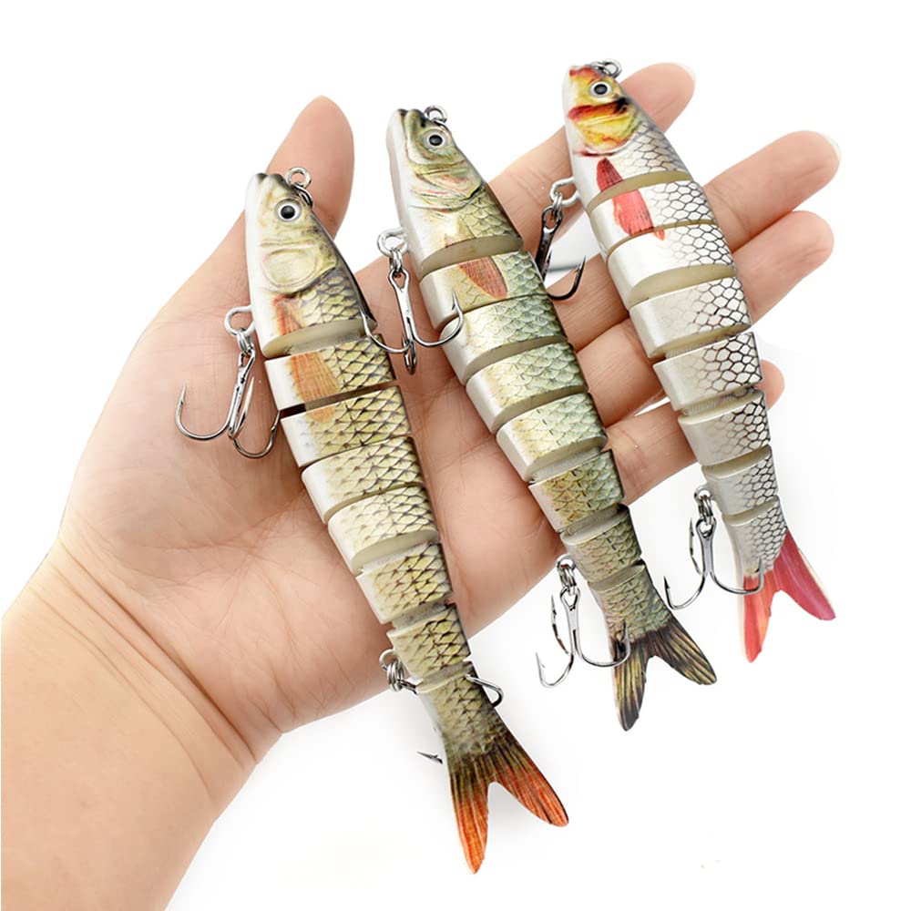HERCULES lure 26g 8 sections 5 pieces Joint minnow Joint lure Swimbait lure Artificial bait fishing lure Long throw lure Joint bait Multi-jointed