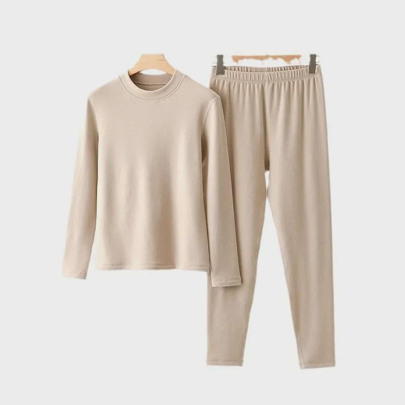 Мужской комплект термобелья из немецкого бархата — утепленный для осени/зимы с увлажняющей гиалуроновой кислотой, в комплект входит верх и низ.