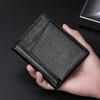 Fashion Super Slim Soft Wallet Genuine Leather Mini Credit Card Walet Purse Men Thin Small Cards Cases Holders Mens Accessories