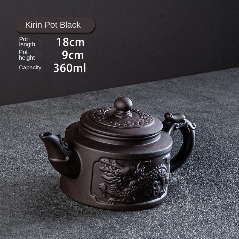 Горшок для чайных сервизов, популярные фиолетовые глиняные горшки, чайник из исинской глины, набор для заваривания чая, самовар, восточный марокканский чайник и набор чашек, гайвань