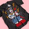 Руко Матой Рубашка Винтажная Стиранная Унисекс Оверсайз Kill La Kill Уличная Одежда Мягкий Хлопок Футболка с Коротким Рукавом Подарок Одежда Топы Горячий