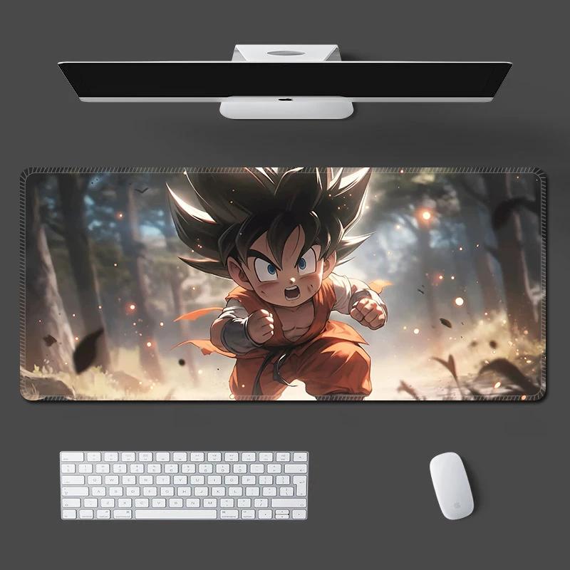 Мужской коврик для мыши кожаный аниме Dragon Ball водонепроницаемый противоскользящий коврик для мыши Сон Гоку настольный коврик настраиваемый с фиксацией коврик для ноутбука коврик для клавиатуры студенческий коврик для письма