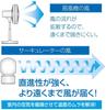 30 татами автоматический поворот вверх и влево и воздушный поток бесшумный двигатель постоянного тока пульт дистанционного управления белый черный год [Yamazen] Циркулятор, (вентиляция/воздух