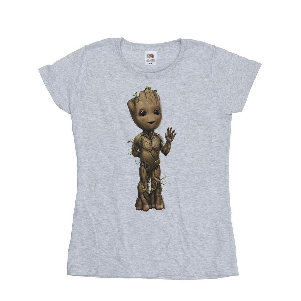 Marvel Womens/Ladies I Am Groot Wave Pose Cotton T-Shirt