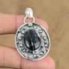 Gift For Women Jewelry Pendant 925 Sterling Silver Natural Zebra Jasper Gemstone