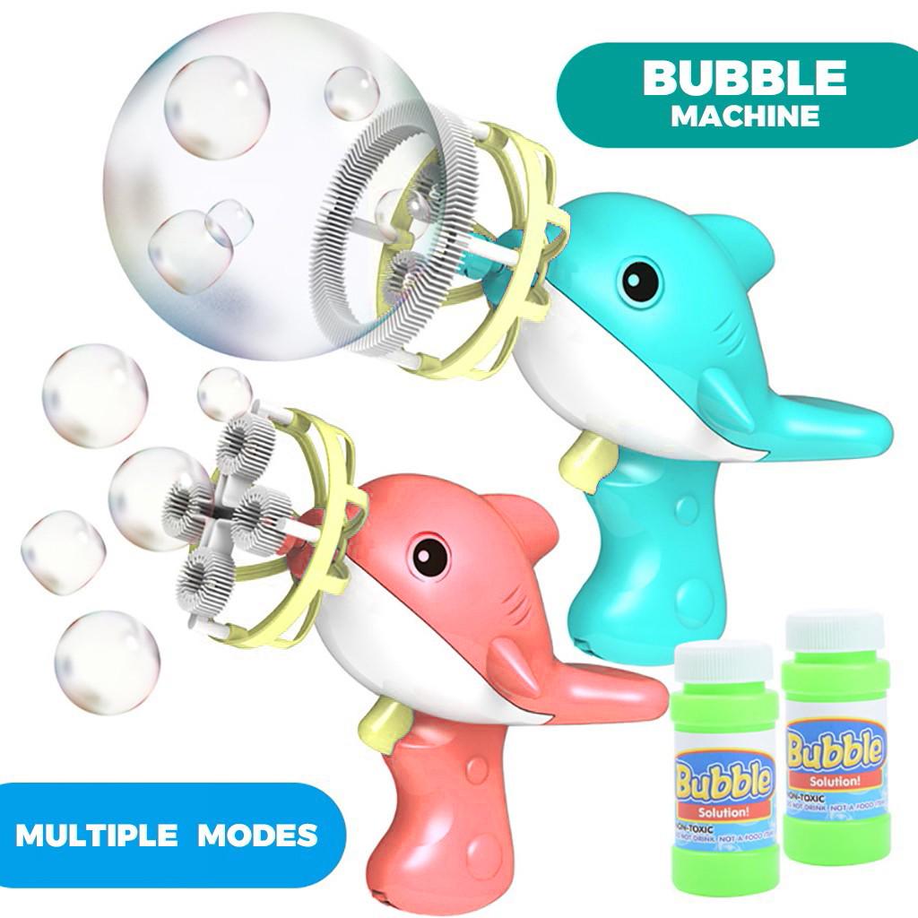 Автоматическая машина для создания пузырей с дельфинами, мультяшная летняя игрушка для отдыха на открытом воздухе, 100 мл