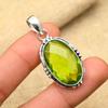 Великолепный драгоценный камень перидот ручной работы из стерлингового серебра 925 пробы, ювелирный кулон для женщин
