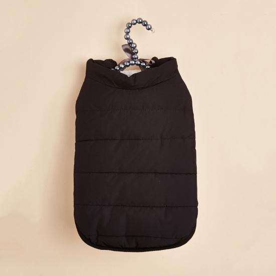 Пальто для домашних животных, однотонная ветрозащитная теплая одежда, жилет для собак, куртка для щенков