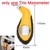 Motorcycle TPMS Sensor LCD Display Motor Tire Pressure Temperature  Monitoring Alarm System With 2 External Sensors USB Charging
