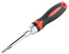 MichaelPro Ratchet Driver Nut Driver with Slotted and Phillips Magnetic Ergonomic Cushion Grip MP002025 7-in-1 & Multi-Bits - (SL5, SL6) (PH1, PH2)