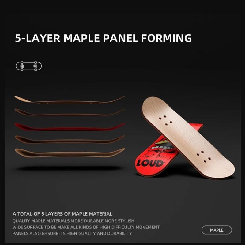 Игрушки Finger Skateboard Деревянный Finger Scooter Профессиональный Fingerboard Настольная игрушка Для взрослых Подростков/Детей