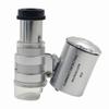 Portable Mini Pocket Handheld Illuminated Microscope Magnifying Glass 60X Jeweler Magnifier