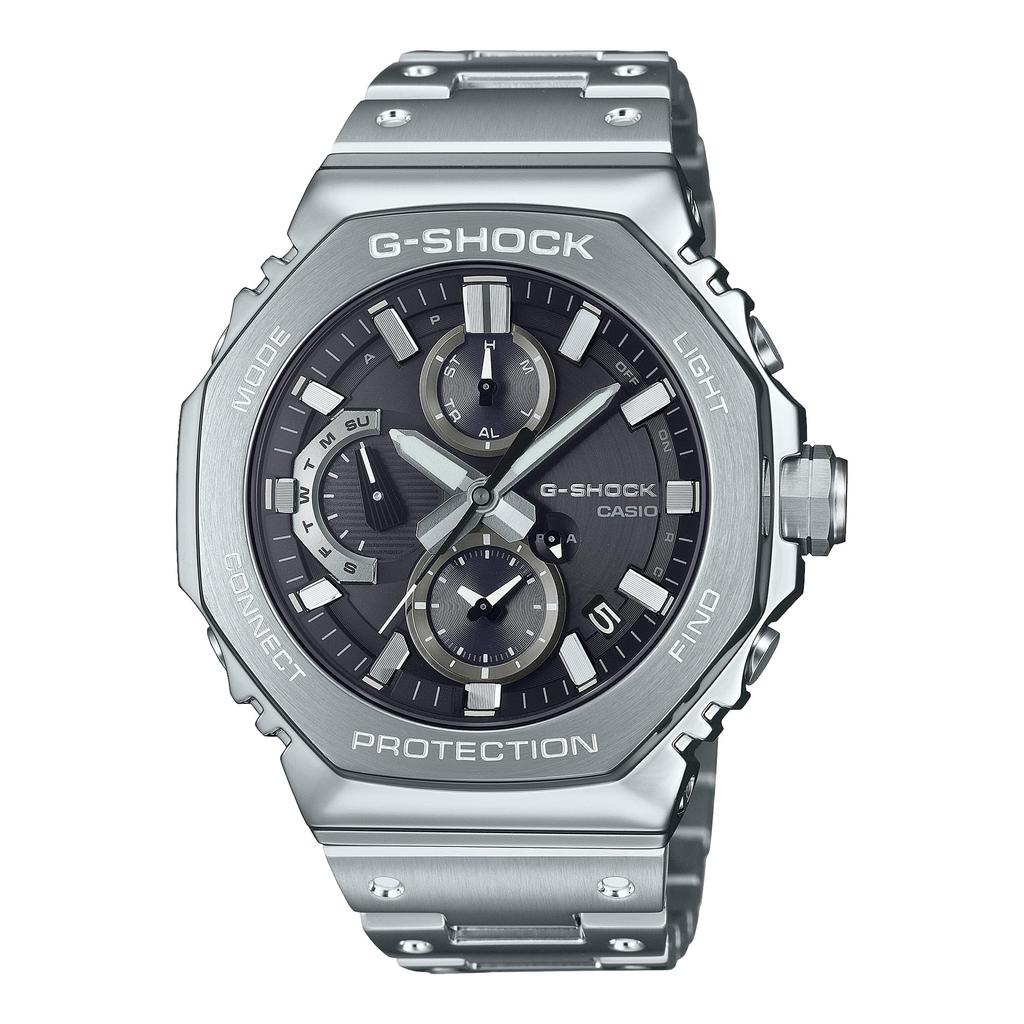 Casio Men's G-Shock Watch Full Metal Chronograph Bluetooth Solar GMC-B2100D-1AJF Silver Japan Model