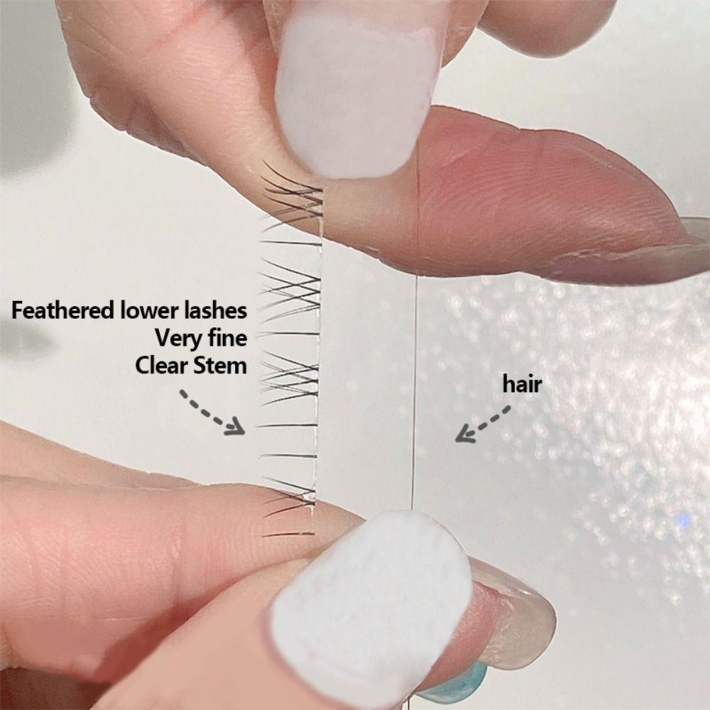 Нижние норковые ресницы Инструмент для макияжа Накладные ресницы Полная полоска Ресницы для глаз Наращивание нижних ресниц