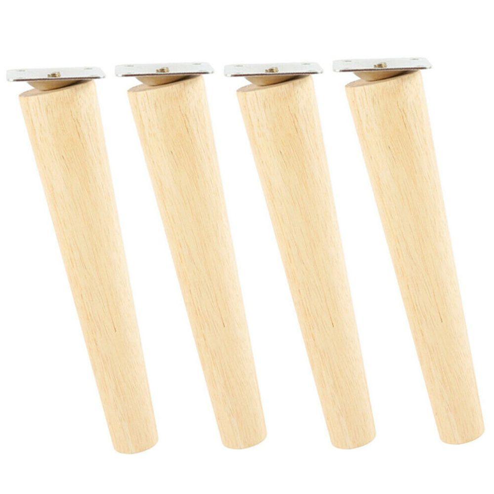 Desk Sofa Chair Tapered Feet Wooden Furniture Legs Furniture Accessories Nightstand Storage Box Leg