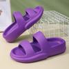 Thick Platform Women's Slippers Summer Beach Eva Soft Slide Sandals Leisure Men Indoor Bathroom Shoes Anti-slip Dropshipping