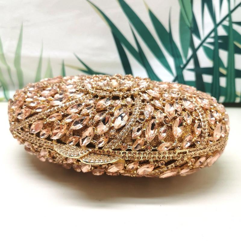 Женские Клатчи Formal Evening Clutches Каменные Овальной Формы Большие Стразы Роскошные Алмазные Свадебные Вечерние Сумки Женские Хрустальные Вечерние Кошельки