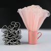 1Pcs Wave Yarn Flower Wrapping Cloth Pearl Lace Gift Packaging Paper  for Valentine's Day Wedding