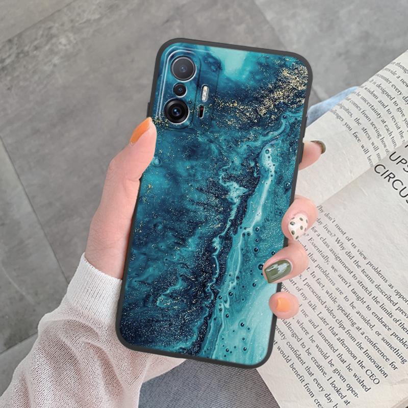 Marble Pattern Phone Case For Xiaomi 11T Pro Mi11T Pro Protective Cover Case Soft Silicone Funda For Xiaomi Mi 12T 13T TPU Coque