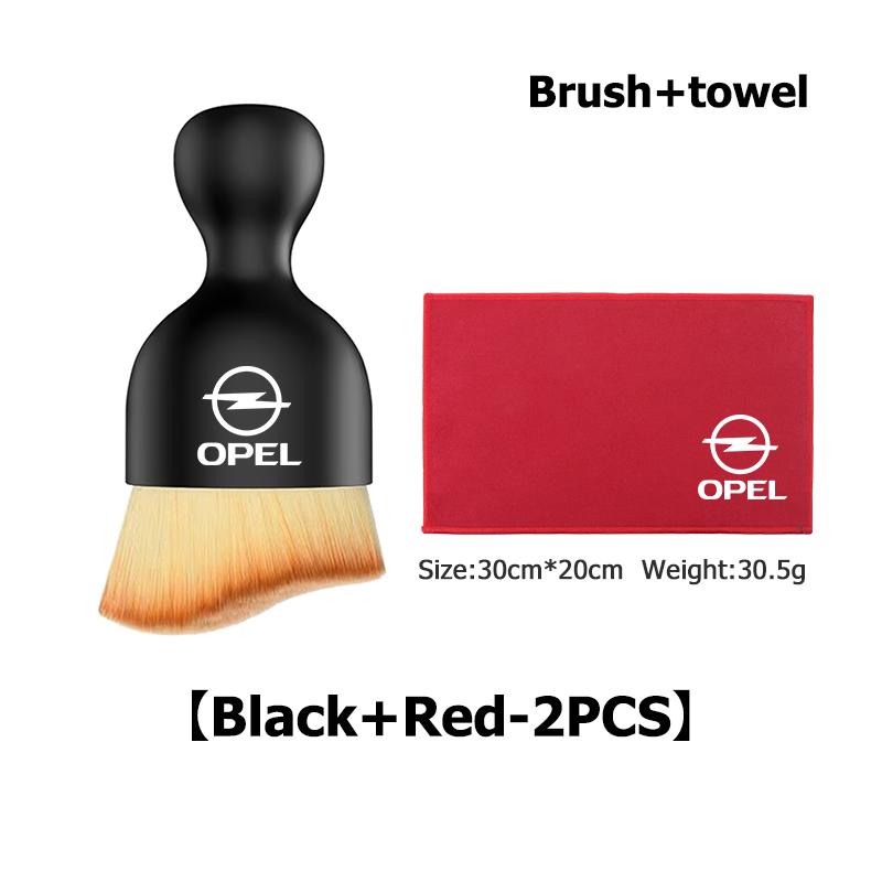 AAAYQ1 Car Cleaning Brush Wash Microfiber Towel Gap Dust Remove Tool For Opel Corsa Mokka Astra Cascada Adam Insignia Meriva Vectra
