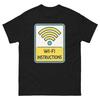 Инструкции по Wi-Fi Отельный предмет Путешествие Мотель Футболка